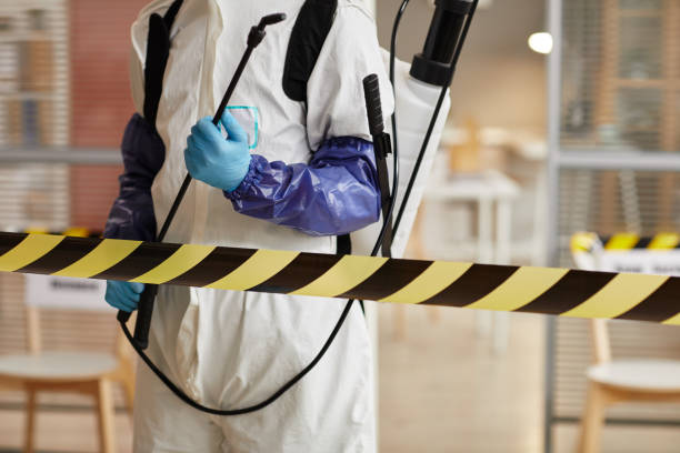 Professional Biohazard technician working in Mesquite, TX